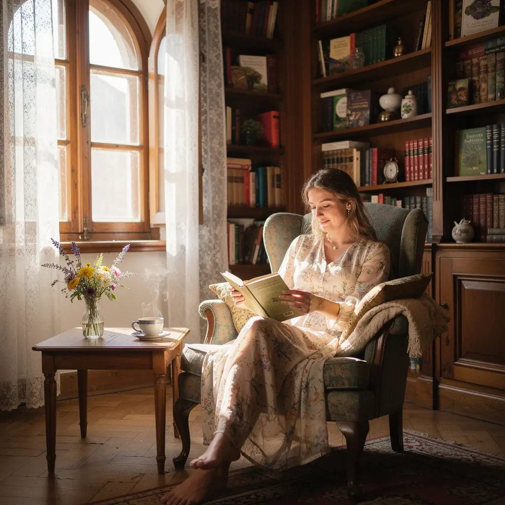 Ritual pripreme čaja s pažnjom, uz svijeće i opuštajuću glazbu.